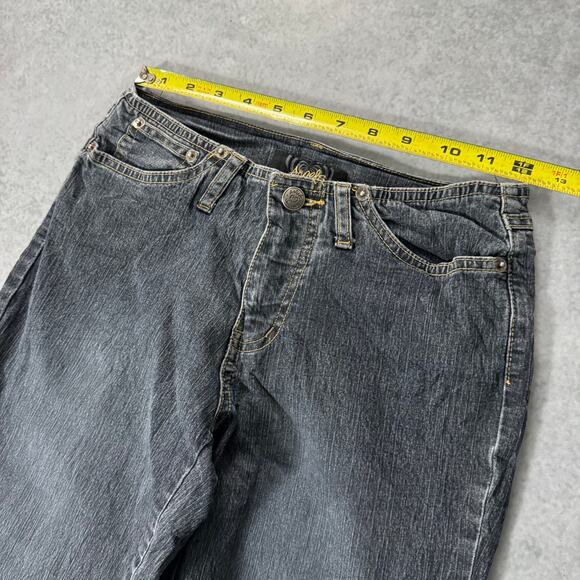 Angels Dark Wash Flare Jeans Y2K 2000s - Size: 3 - Picture 3 of 11